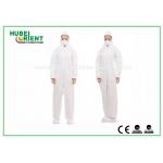 Polypropylene Disposable Protective Coveralls With Hood And Feetcover for sale