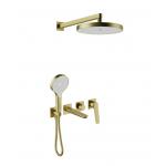Concealed Brass Shower Faucet System with Headshower and Hand Shower Complete Set