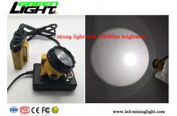 China High Power LED Miners Cap Lamp Impact Resistant For Underground Lighting Safety supplier
