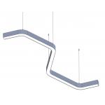Customized LED Curved Light 60W 3000lm-10000lm Curved Led Ceiling Light for sale
