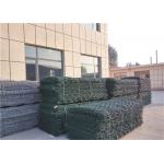 Durable PVC Coated Wire Mesh / Stone Basket Retaining Walls Long Life Span for sale