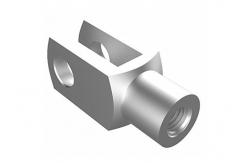 China DIN71752 Carbon Steel U Fork Gas Spring Rod End Clevis supplier