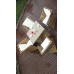 (5pcs)=4pcs chair+1pcs table for sale