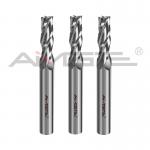 4 Flutes Carbide End Mill Polished Square Cutting End Mill Uncoated For Aluminium for sale