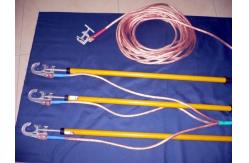 China Grounding Wire Construction Safety Tools With Grounding Pole / Clip Set supplier