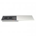 ROHS Wear Resistant Slide USB Desktop Power Socket