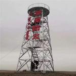 Safety Galvanized Steel Q345 Security Watch Tower for sale