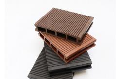China Co Extrusion Exterior WPC Decking Hollow Composite Decking Board supplier