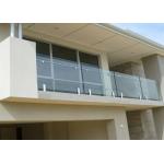 4+4mm Structure 1.52mm Pvb Laminated Tempered Glass Anti Uv For Balustrades for sale