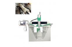 China Double Spindles 1800x4600x2150mm CNC Stone Carving Machine For Column supplier