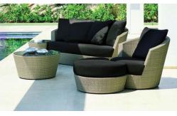 China wicker patio sofa set     supplier