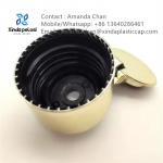 Aluminum Plastic Disc Flip Top Cap Gold Cap Plastic And Aluminum Cap on sale for sale
