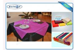 China Slices / Rolls Packed Non Woven Polypropylene Tablecloth for Catering Business supplier
