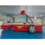 Customized Inflatable Slide Fire Fighting Truck Carton Inflatable Double Dry Slides