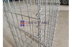 China Square Gabion Columns 100cm Mesh Size 5*10cm supplier