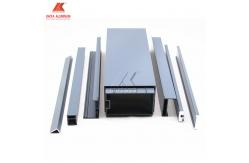 China Curtain Wall Structure Aluminium Alloy Profile For Double Glazing Glass Panel Facade supplier