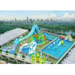 Safety Outdoor Playground Inflatable Water Parks For Adult And Kids / Aqua Park Equipment for sale