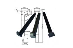 China Railroad Rail Track Spike Dia 4- 16 2.5mm-8mm with Black Phosphating supplier