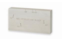 China AWS RC Ultrasonic Reference Blocks for checking angle beam transducer resolution capability supplier