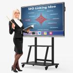 Multi Input 85 Inch Smart Board For Video Conferencing Multipurpose for sale