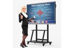 China Multi Input 85 Inch Smart Board For Video Conferencing Multipurpose supplier