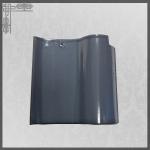 S Type Glossy Ceramic Roof Tiles House Glazed 220mm Grey Clay Roof Tiles for sale