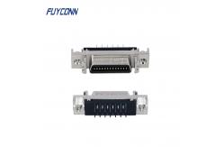 China SCSI 26pin Connector , Female MDR Servo Connector W/ Zinc Alloy Shell supplier