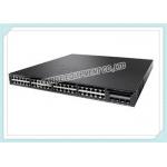 4 X 1G Uplinks Cisco Optical Fiber Switch PoE WS-C3650-48PS-L Layer 3 Switching for sale