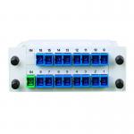 FTTH 1:16 Fiber Optic Cassette Type PLC Splitter for sale