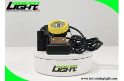 China High Brightness 10000 Lux Miner Cap Lamp IP68 For Coal Dark Mine supplier