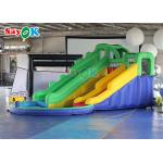 Inflatable Bouncy Slides Kids Inflatable Water Slide Pool Backyard Double Slide Jumping Bouncer