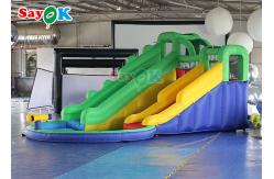 China Inflatable Bouncy Slides Kids Inflatable Water Slide Pool Backyard Double Slide Jumping Bouncer supplier