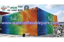 China Commercial Printed  Inflatable Cube Tent With Logo / Inflatable Structure Tent supplier