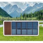 Apple Cabin House Galvanized Steel Frame And Metal Carved Panel For Sturdy And Robust Design for sale
