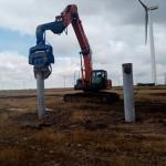 Customized Vibratory Pile Hammer Driver – Excavator Attachment & High Efficiency