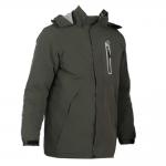 Snow Windbreaker Electric Coat Warmer Polyester Heated Cotton Jacket with Hood