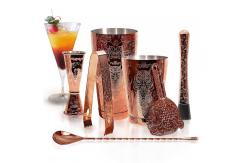 China 18/8 Stainless Steel Homeware Bar Set Etching 7 Pieces Baroque Style supplier