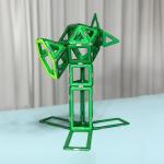 Children Educational Magnetic Plastic Building Blocks Pea Shooter Shapes Custom for sale