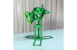 China Children Educational Magnetic Plastic Building Blocks Pea Shooter Shapes Custom supplier