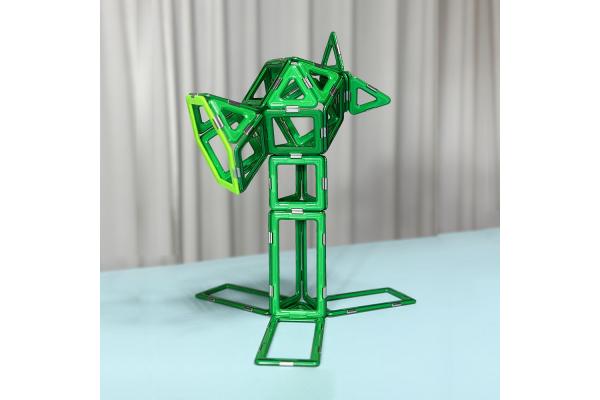 Children Educational Magnetic Plastic Building Blocks Pea Shooter Shapes Custom