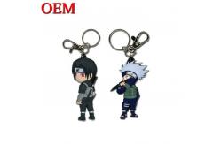 China OEM Cartoon Cute Gudetama Egg Yolk Keychain Figures Custom Keychain Toy Action Figures supplier