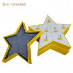 Star Shape 7 Day Paper Advent Calendar Packaging Box For Cookie Candy Biscuits for sale