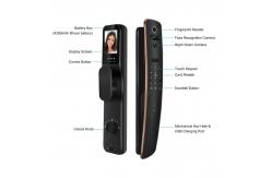 China 3D Face Digital Tuya Smart Lock RFID Fingerprint Access Control Aluminum Alloy supplier