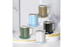 China Thermostatic Temperature Control Self Heating Ceramic Mug 55 Degree supplier