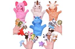 China 20cm Interesting Plush Animal Hand Puppets Soft Doll For Babies supplier