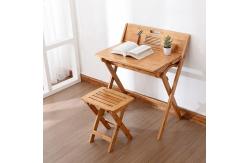 China ODM Foldable Natural Bamboo Study Table Desk With Storage Box supplier