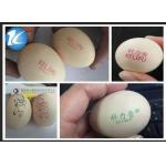 Characters / Expiry Date Code Printing Machine / Egg Stamping Equipment for sale