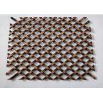 Burnished 316 Architectural Metal Mesh Woven Metal Mesh Fabric SGS CE for sale