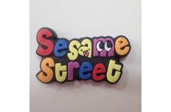China PVC Embossed Logo Soft 3D Silicone Patches Custom For Slippers supplier