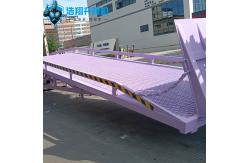 China Customized Purple Hydraulic Dock Ramp  For Loading Tasks supplier